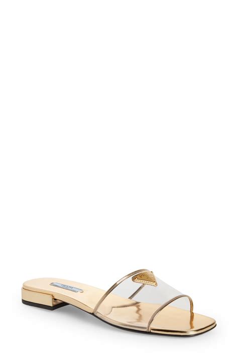 prada women's sandals|prada transparent sandals.